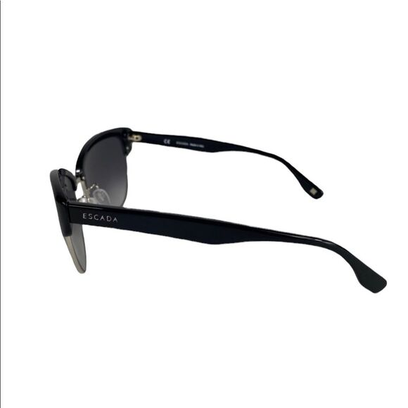 Escada De Rigo Black Cat Eye Sunglasses - Picture 5 of 10